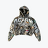 Camo Leaf Splice Zip Sweatshirt – Unisex Harajuku Streetwear
